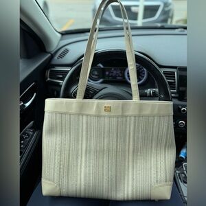 Vintage Givenchy Cream Tote Bag